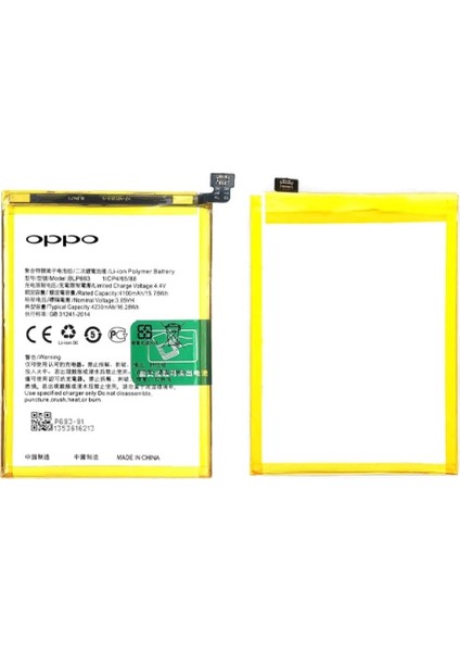 Oppo Realme 3i Batarya Pil (Orjinal)