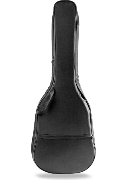 Akustik Gitar Kılıfı Profesyonel Su Geçirmez 20 mm Pedli Soft Case + Ahşap Pena Kolye Hediye