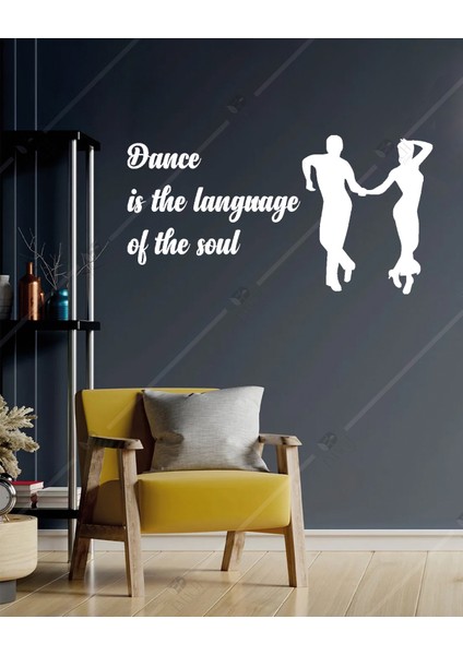 Dance Is The Language Of The Soul Duvar Dekor Lazer Kesim Hediyelik Eşya Ahşap Tablo