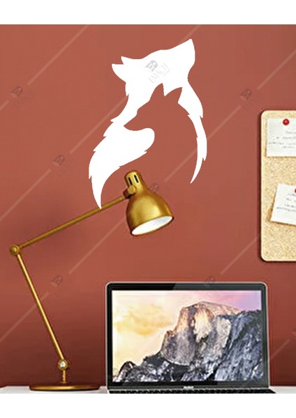 Kurt Temalı Duvar Dekor Lazer Kesim Hediyelik Eşya Ahşap Tablo