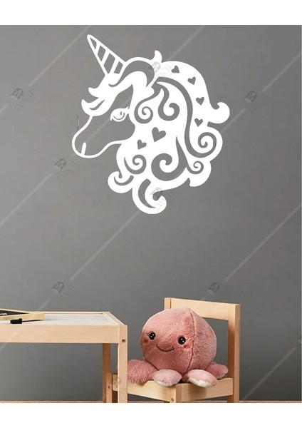 Unicorn Çocuk Odası Duvar Dekor Lazer Kesim Hediyelik Eşya Ahşap Tablo