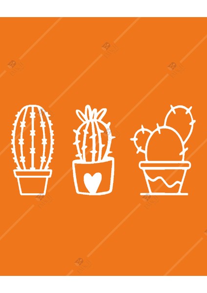 3 Lü Kaktüs Lazer Kesim Ahşap Duvar Dekorasyon Ürünü fiyatları