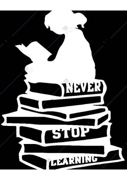 Never Stop Learning Duvar Dekor Lazer Kesim Hediyelik Eşya Ahşap Tablo fiyatları