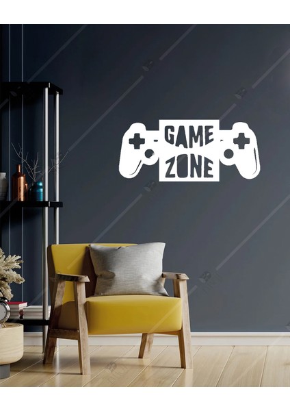 Game Zone Ahşap Duvar Dekorasyon 35X15