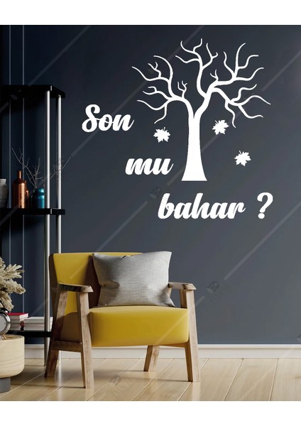 Sonbahar Konseptli Lazer Kesim Ahşap Duvar Dekorasyon Ürünü