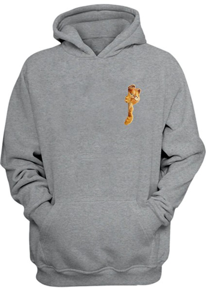 Unisex Richard Garfield Gri Normal Kalıp Sweatshirt