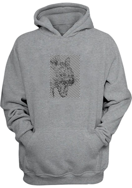 Unisex Sırtlan Gri Normal Kalıp Sweatshirt