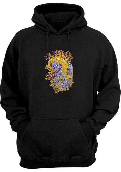 Unisex Giyen Meksika Siyah Normal Kalıp Sweatshirt
