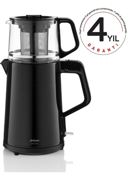 AR3134 Dreamtea 1650 W Çay Makinesi - Siyah