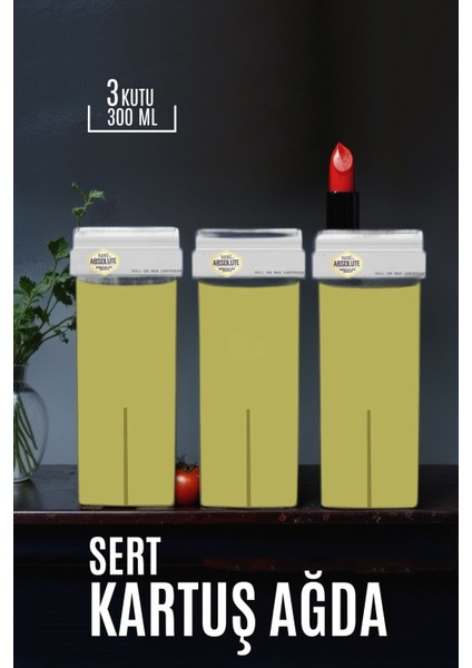 Absolute Sert Roll On Kartuş Ağda 100ML X3 Kutu 719099