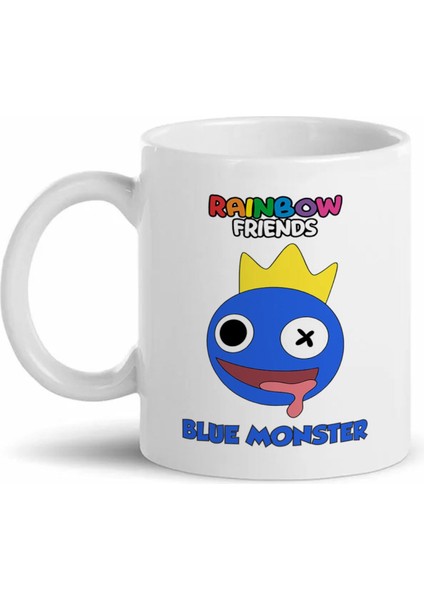 Rainbow Friends Blue Monster Baskılı Kupa Bardak Mr-08