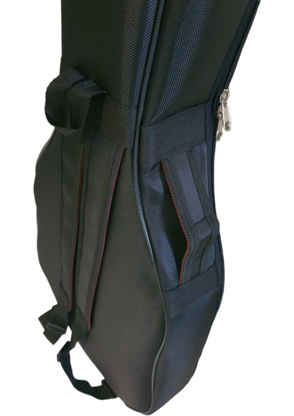 Akustik Gitar Kılıfı Profesyonel Su Geçirmez 20 mm Pedli Gigbag Siyah