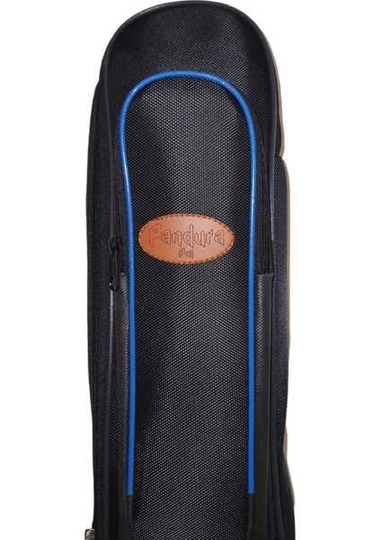 Akustik Gitar Kılıfı Profesyonel Su Geçirmez 20 mm Pedli Gigbag Siyah