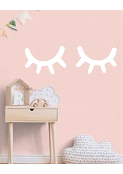 Dekoratif Kirpik 2 Li Ahşap Duvar Dekoru fiyatları