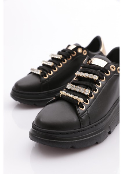 ES864 Kadin Kalin Kristal Taşli Sneakers Ayakkabi fırsatları