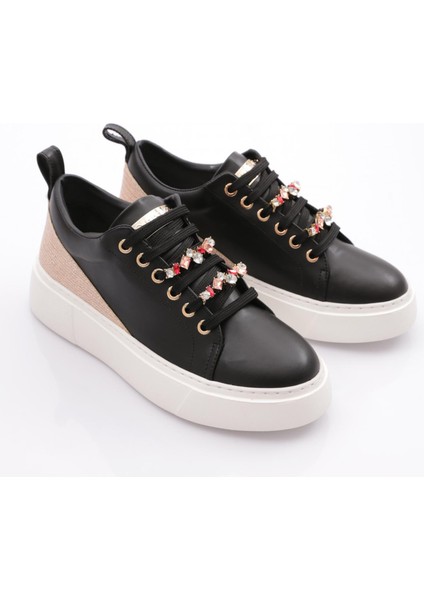ES863 Kadin Kalin Renkli Kristal Taşli Sneakers Ayakkabi fiyatları