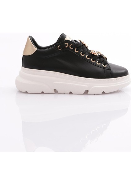 ES852 Kadin Kalin Taban Ari Tokali Sneakers Ayakkabi