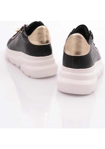ES852 Kadin Kalin Taban Ari Tokali Sneakers Ayakkabi