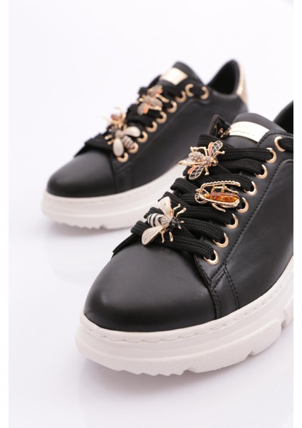 ES852 Kadin Kalin Taban Ari Tokali Sneakers Ayakkabi