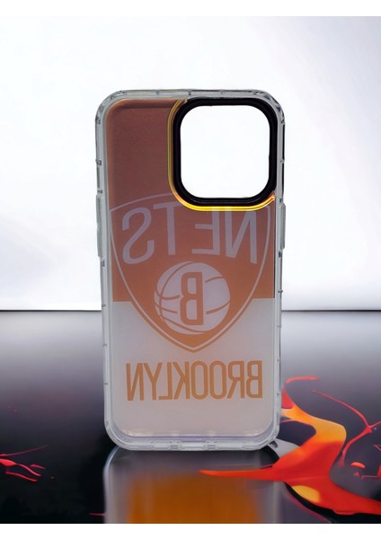 Iphone 13 Pro Nets Brooklyn Tasarımlı Şık Şeffaf Kılıf Modeli fiyatları