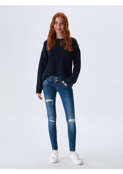 Kadın Julıta X Düşük Bel Düşük Bel Jean Pantolon