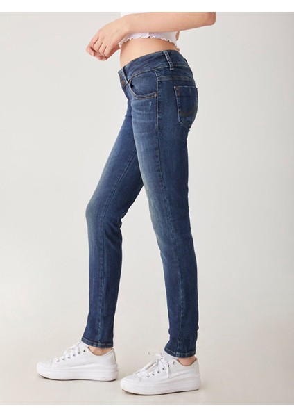 Kadın Molly Düşük Bel Jean Pantolon fırsatları