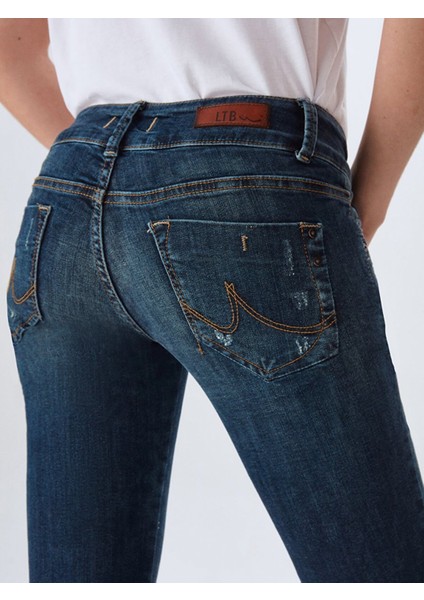 Kadın Molly Düşük Bel Jean Pantolon indirimleri