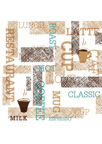 Mutfak Odası Coffe Classic Baskılı Zebra Perde fiyatları