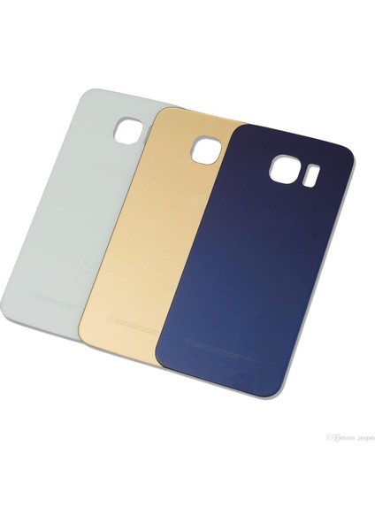 Samsung Galaxy S6 Edge Arka Batarya Pil Kapağı-Gold