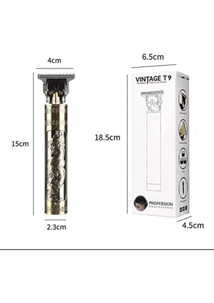 USB Şarjlı Vintage T9 Traş Makinesı indirimleri