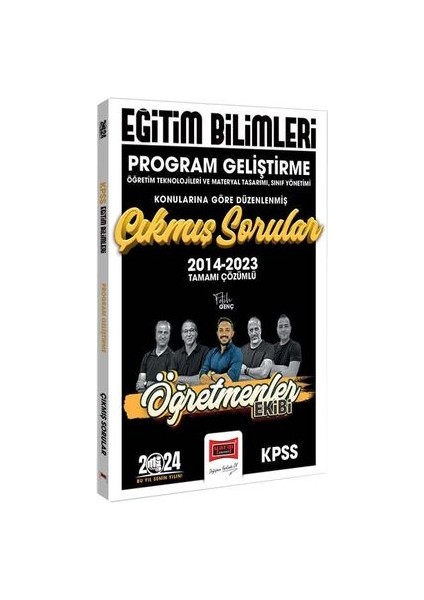 Yargı Yayınevi 2024 KPSS Eğitim Bilimleri Öğretmenler Ekibi Program Geliştirme Konularına Göre Düzenlenmiş Çıkmış Sorular