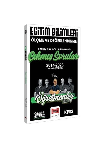 2024 KPSS Eğitim Bilimleri Öğretmenler Ekibi Ölçme ve Değerlendirme Konularına Göre Düzenlenmiş Çıkmış Sorular