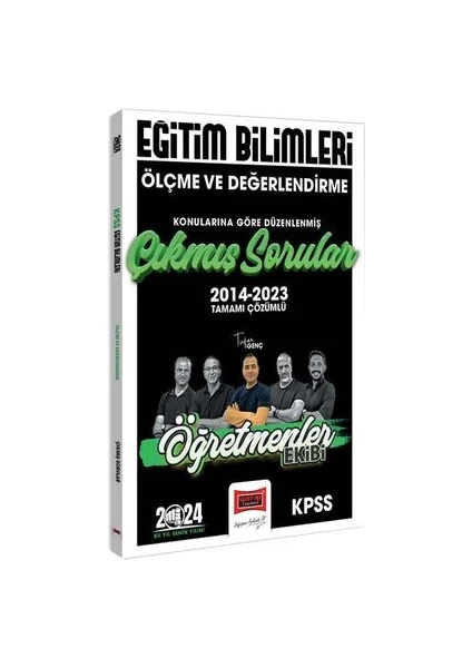 Yargı Yayınevi 2024 KPSS Eğitim Bilimleri Öğretmenler Ekibi Ölçme ve Değerlendirme Konularına Göre Düzenlenmiş Çıkmış Sorular