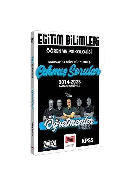 Yargı Yayınevi 2024 KPSS Eğitim Bilimleri Öğretmenler Ekibi Öğrenme Psikolojisi Konularına Göre Düzenlenmiş Çıkmış Sorular