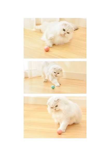 Akıllı Kedi Topu, Akıllı Kedi Oyuncağı, Akıllı Kedi Topu, Kendinden Hareketli Kedi Oyuncağı, Interaktif Kedi Köpek Oyuncağı, Şarj Edilebilir, Interaktif