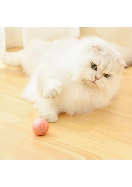 Akıllı Kedi Topu, Akıllı Kedi Oyuncağı, Akıllı Kedi Topu, Kendinden Hareketli Kedi Oyuncağı, Interaktif Kedi Köpek Oyuncağı, Şarj Edilebilir, Interaktif