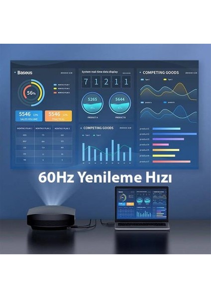 1 Metre 18GBPS 3D Hdr 4K 60Hz Hdmi To Hdmi Görüntü Aktarım Kablosu, Yüksek Çözünürlüklü Kablo