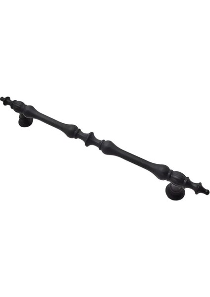 Gözde Zamak Mat Siyah Mobilya Dolap Mutfak Çekmece Kulpu 10 Adet 128 mm