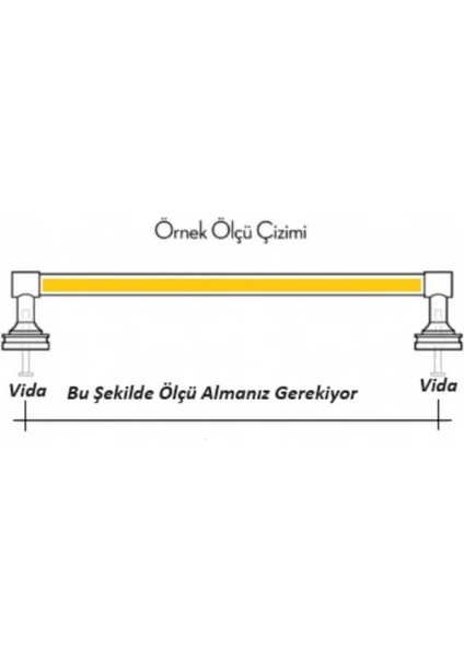 Gözde Mat Siyah Mobilya Dolap Mutfak Çekmece Kulpu 10 Adet 96 mm