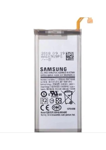 Samsung Galaxy A6 A600 Batarya Pil