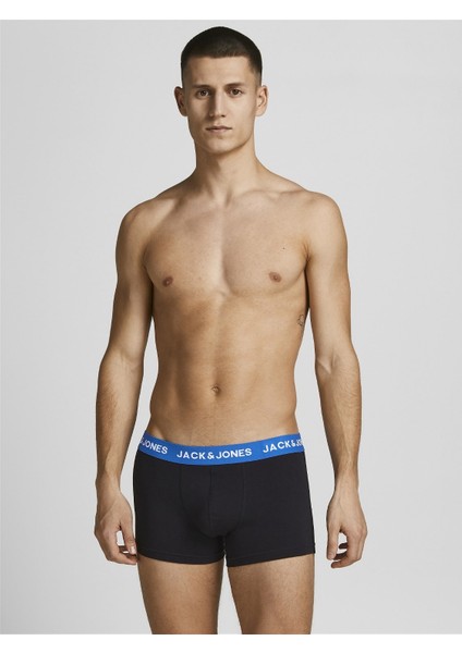 Jack & Jones Erkek Pamuklu Renkli Kemer Siyah Renk 5 Li Boxer 12142342