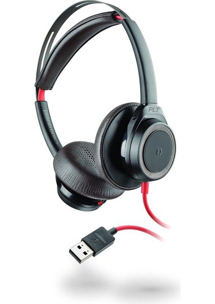 Blacwire 7225 Siyah Stereo Usb-A Aktif Gürültü Engelleyici Kablolu Kulaklık