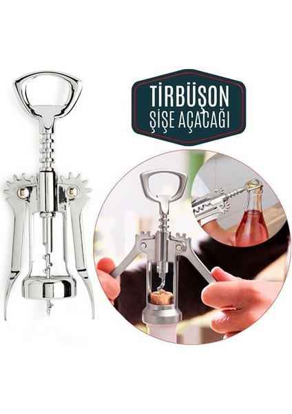 Transformacion 6 Adet Shelton Tirbuşon ve Şişe Açacağı