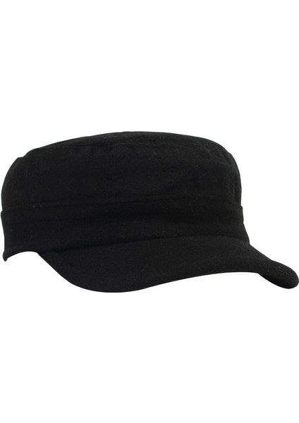 Kaşe Castro Siyah ve Haki Şapka Ikili Set Kastro Set Outdoor Yünlü modelleri