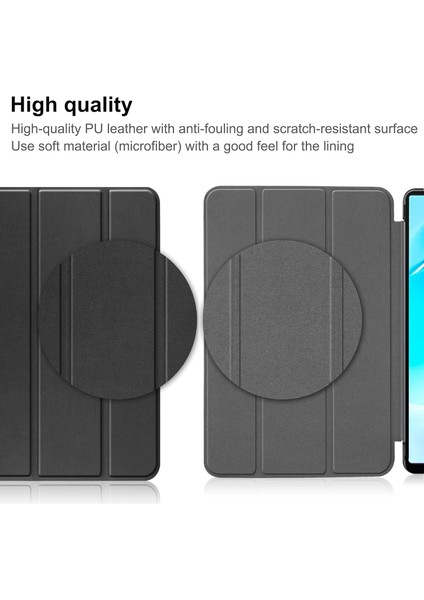 Honor Pad X9 11.5 Inç Tablet Kılıf Smart Akıllı Ince Pu Deri Kapaklı Kılıf + Ekran Koruyucu + Kalem 3in1 Zırh Set indirimleri