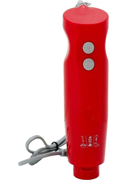 Arzum Uyumlu AR1092 Mano Blender Gövdesi Kırmızı (Motorlu)