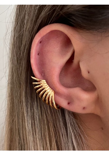 Çelik Tırtıl Earcuff