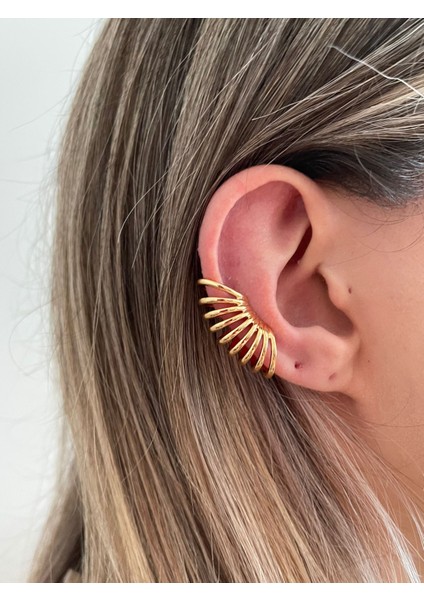 Çelik Tırtıl Earcuff