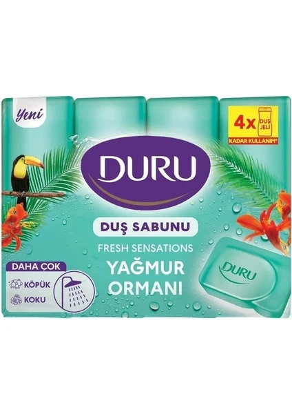 Duş Sabunu Yağmur Ormanları 4'lü 600 Gr