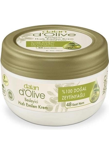 Dolive Besleyici Hızlı Emilen Zeytinyağlı Kavanoz 300 Ml>